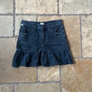 Black Distressed Mini Skirt by Citizens of Humanity 25